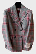 Blazer Golden Goose quadri rosso