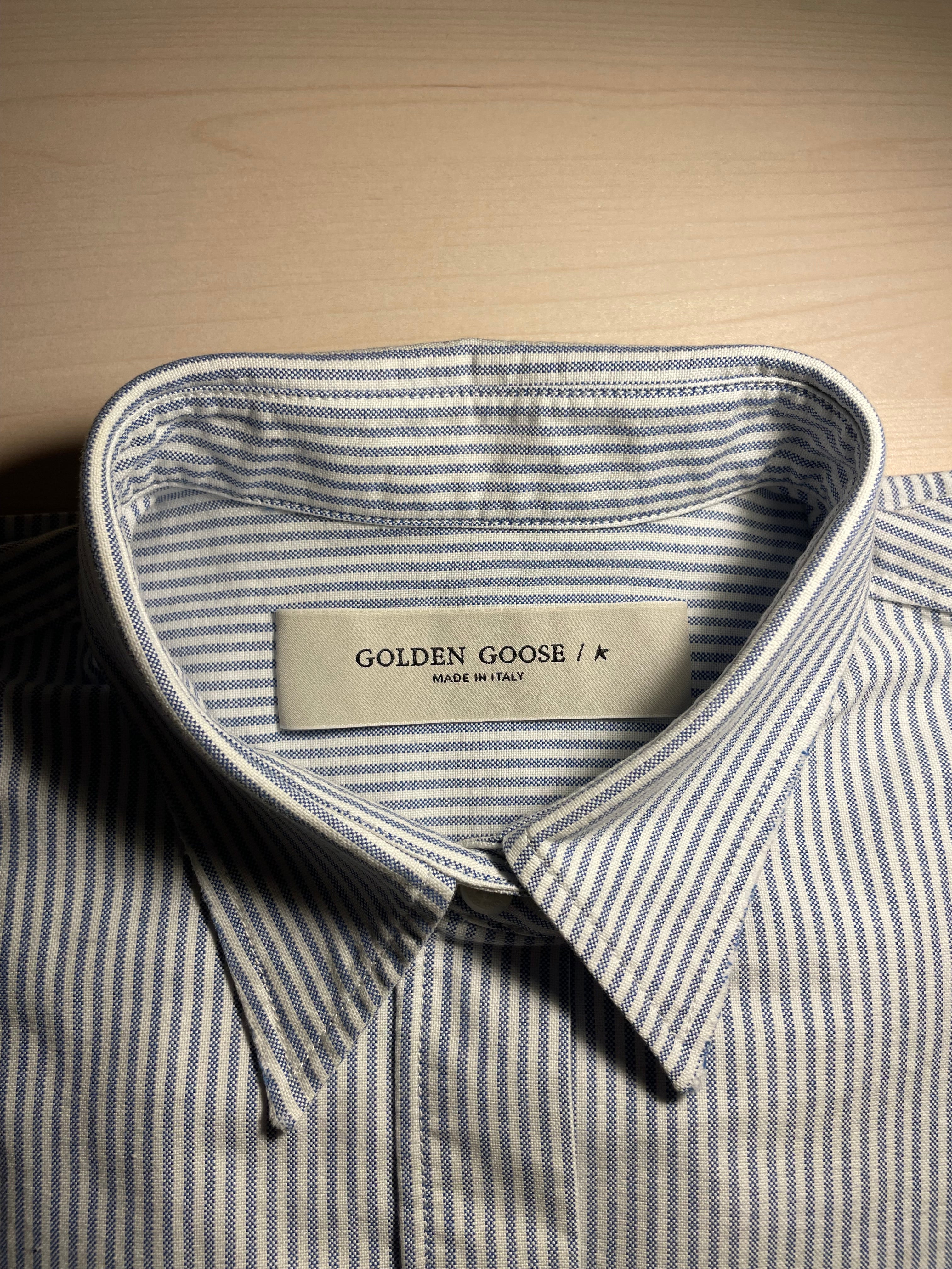 Camicia Golden Goose righe a bastoncino