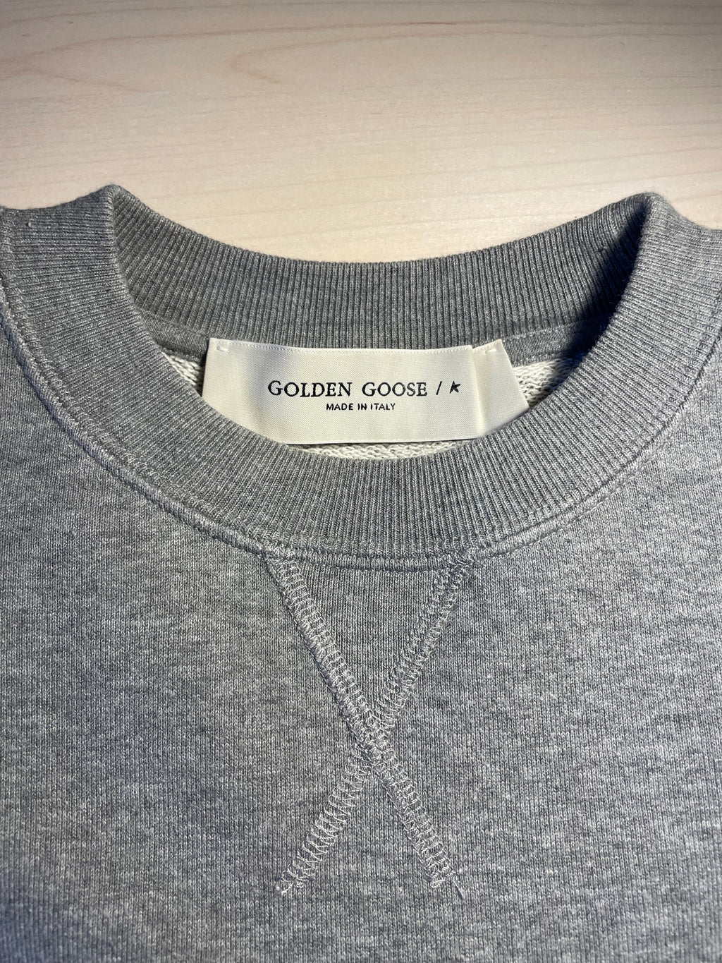 Felpa Golden Goose logo "Golden Goose" arancione