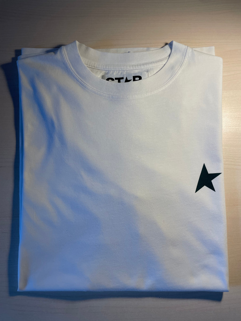 Maglia Golden Goose Star bianca stella verde