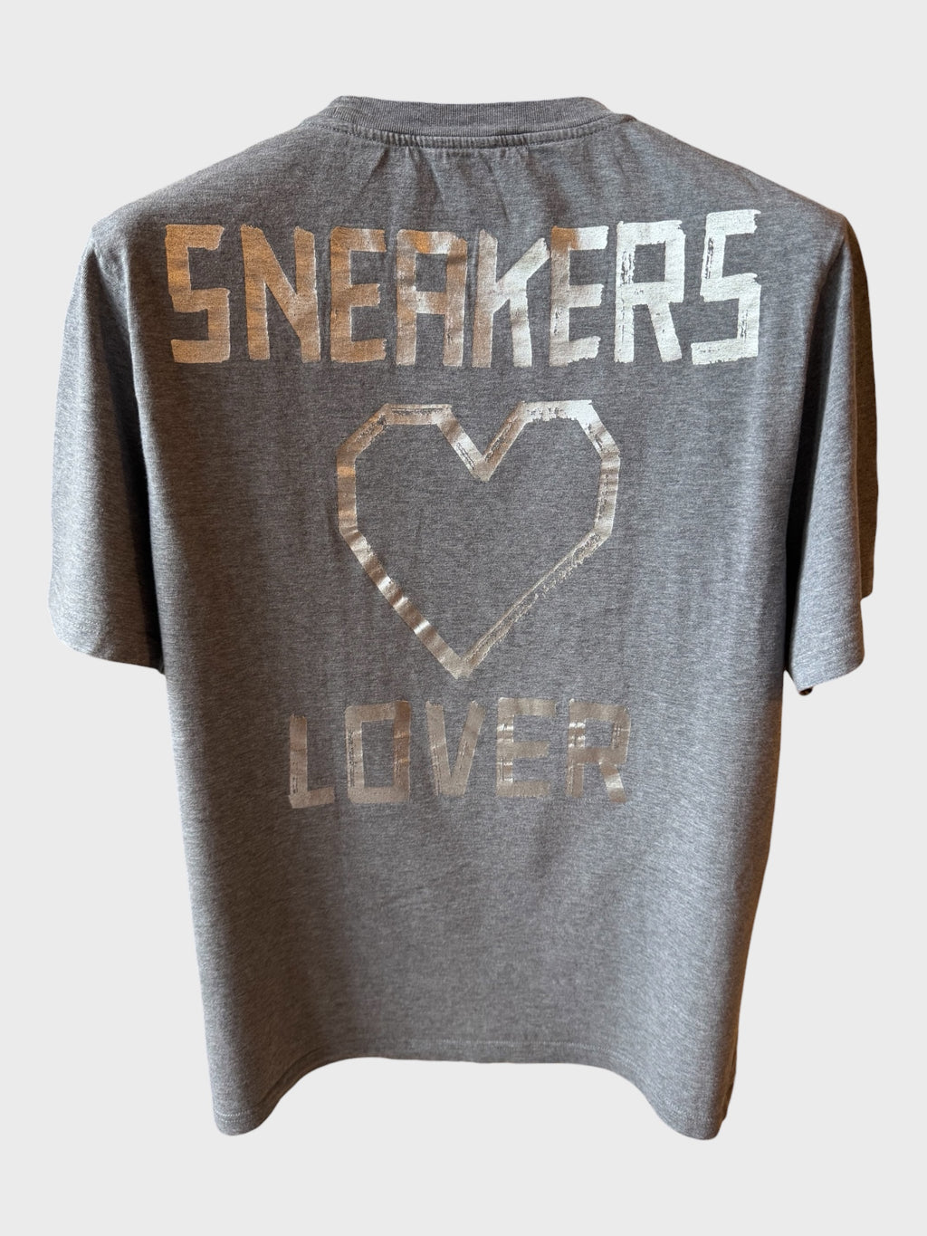 Maglia Golden Goose logo “Golden Goose” grigia