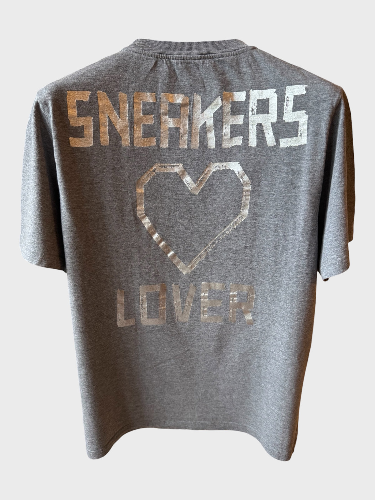 Maglia Golden Goose logo “Golden Goose” grigia
