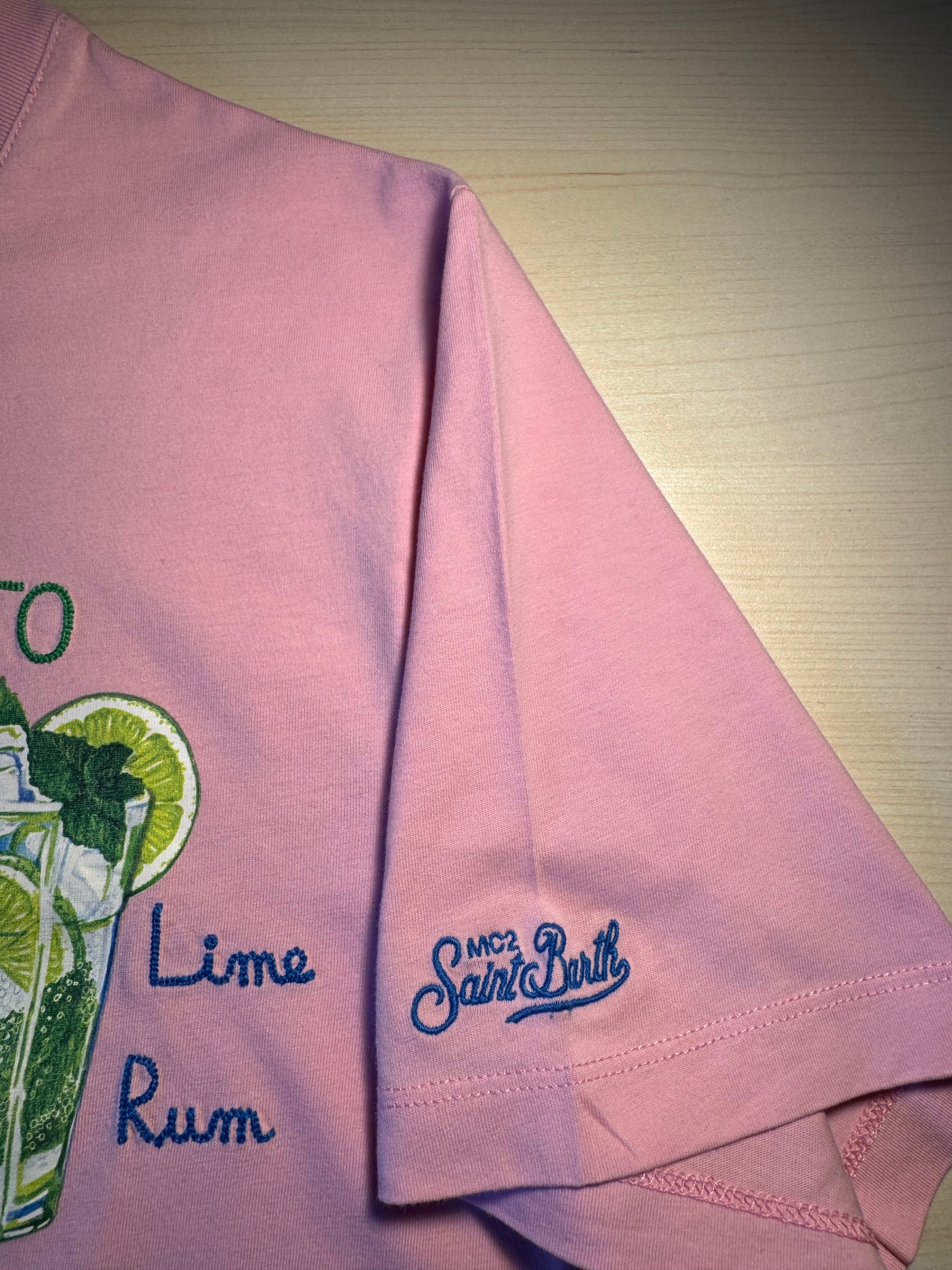 Maglia Saint Barth "Mojito” rosa
