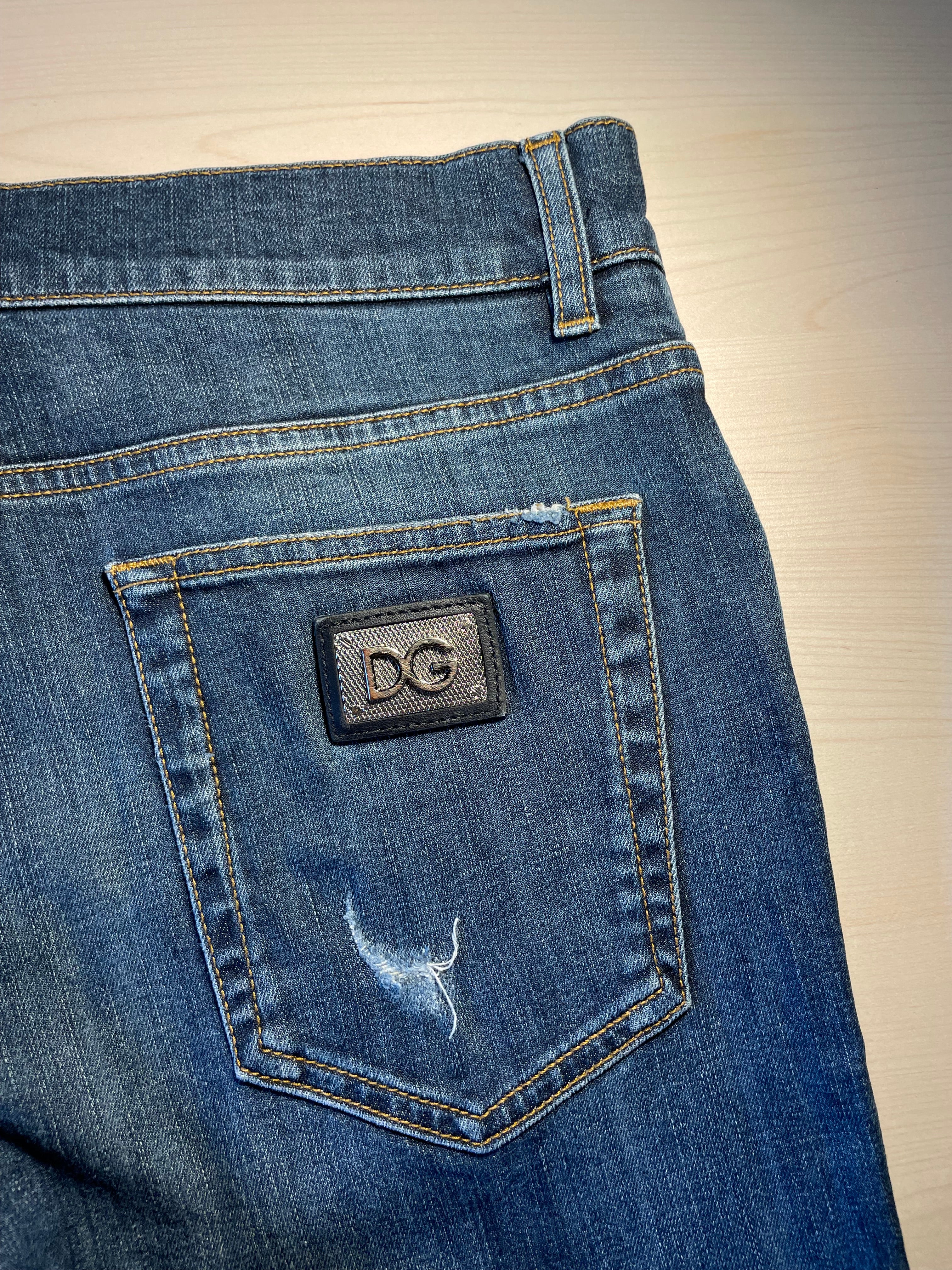 Jeans Dolce e Gabbana Denim Gold stretch