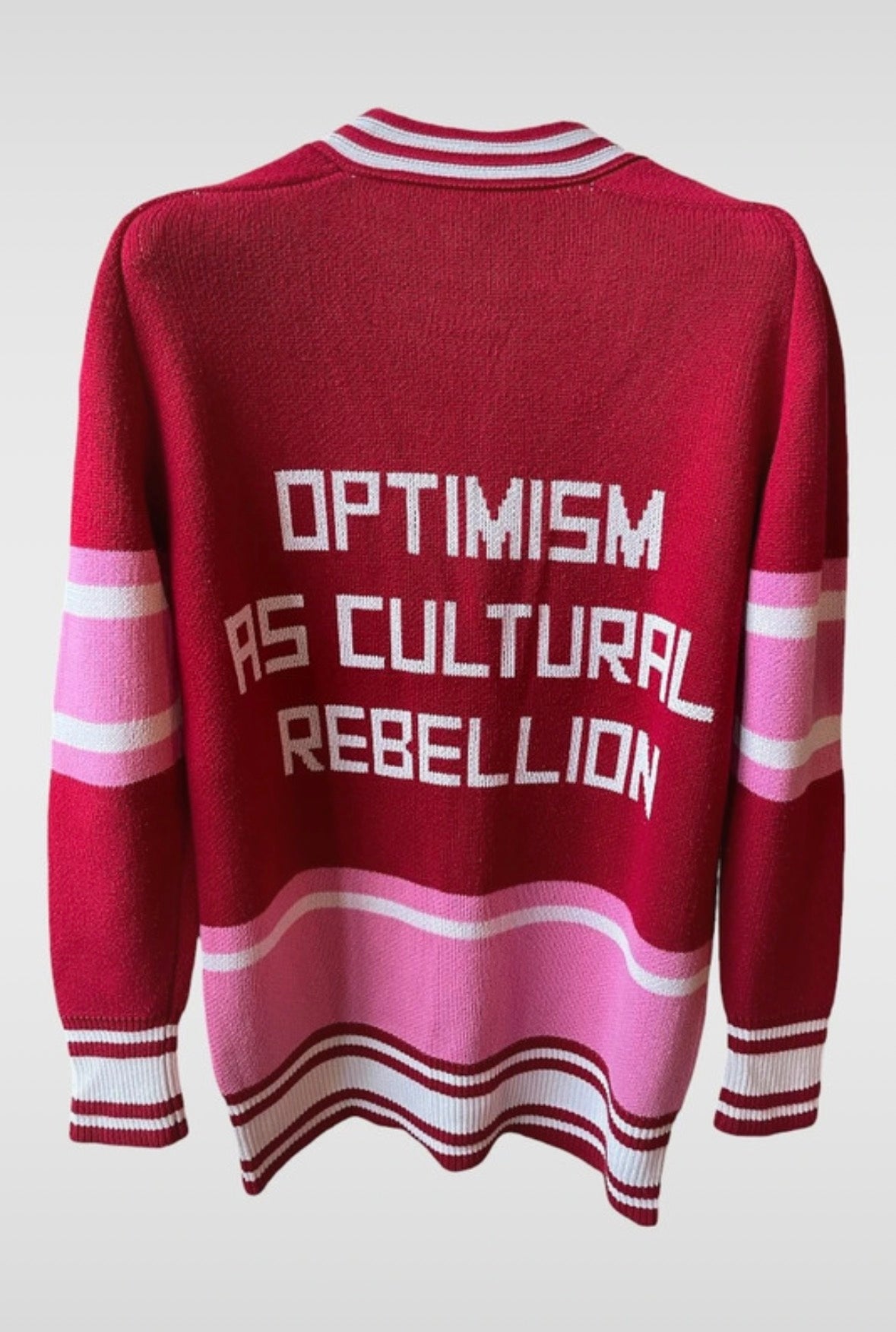 Cardigan Golden Goose "Optimism As Cultural Rebellion"